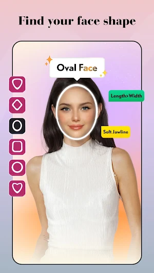 LOOX: AI Hair, Face Shape Test Screenshot 0