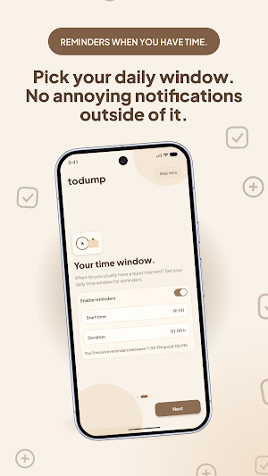todump: Brain Dump & Reminders Screenshot 2