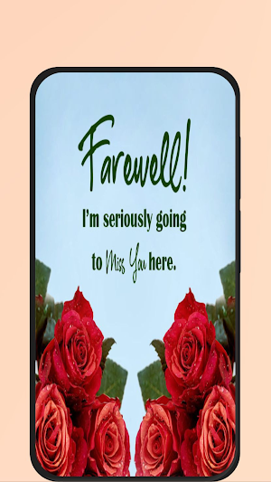 farewell message Screenshot 0