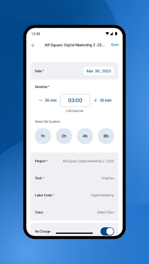 BigTime Mobile Screenshot 2