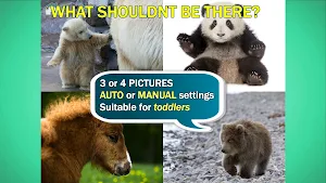 What shouldn’t be here? First words toddler games Screenshot 0