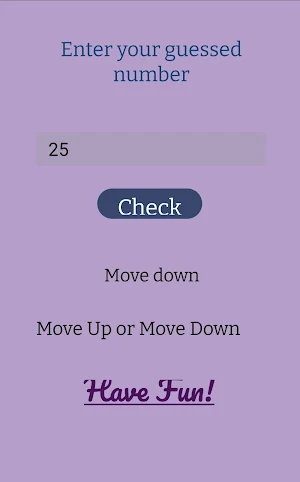 Guess The Number App Screenshot 3