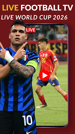 Live Football TV: World Cup 26 Screenshot 1