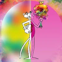 Coloring book for Pink Panther