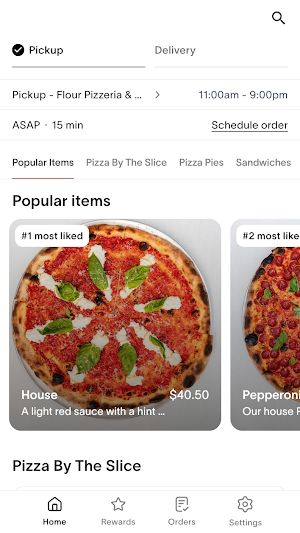 Flour Pizzeria & Cafe Screenshot 0