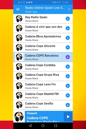 Radio Online Spain Live Statio Screenshot 2