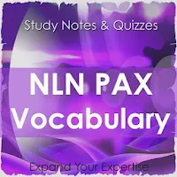 NLN PAX Vocabulary Exam Review