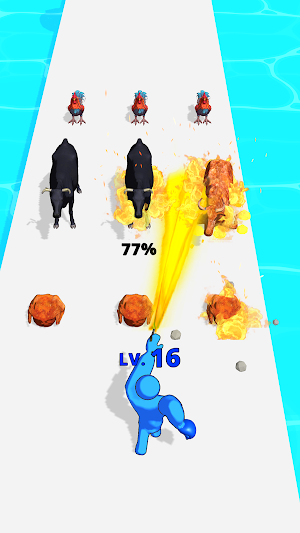Flame Gun Run Screenshot 0