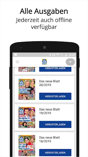 Das Neue Blatt ePaper — Adel, Promis & Rätsel Screenshot 1