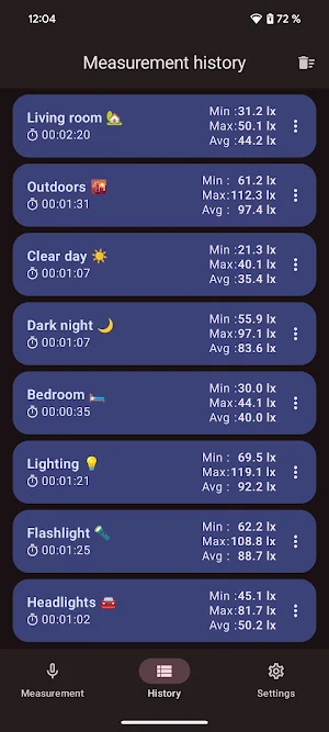 Light meter, lux meter Screenshot 2