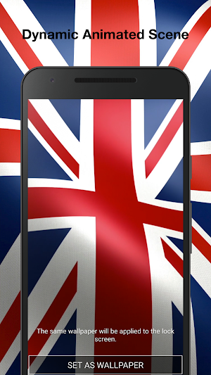 British Flag Live Wallpaper Screenshot 1