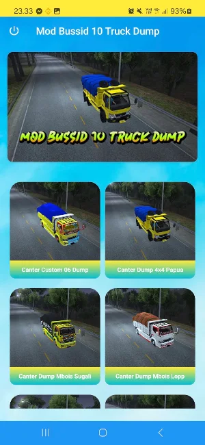 Mod Bussid 10 Truck Dump Screenshot 1