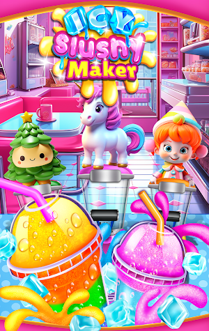 Icy Rainbow Slushy Maker Game Screenshot 0