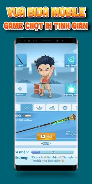 Vua Bi-a Mobile: Cây Cơ Pro Screenshot 1