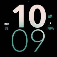 Snow Large Watch Face