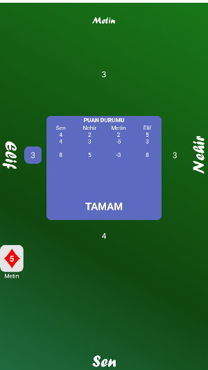 Batak Klasik - İhaleli Batak Screenshot 3