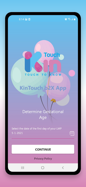 KinTouch Baby Gender b2X App Screenshot 1
