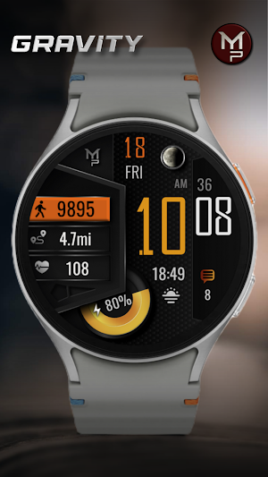 GRAVITY - Watch face Screenshot 0