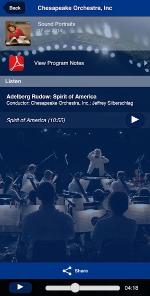 Chesapeake Orchestra Screenshot 3