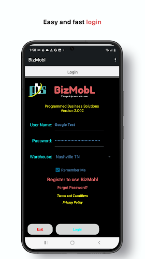 BizMobl Screenshot 0