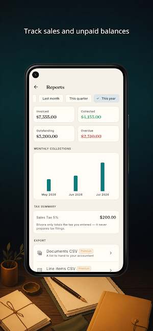 Invoice & Estimate - Bilvora Screenshot 3