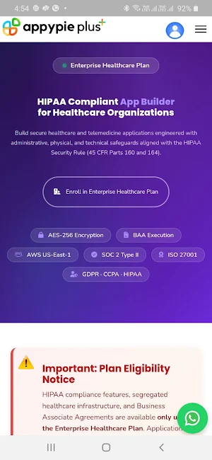 Healthcare App Builder Screenshot 0