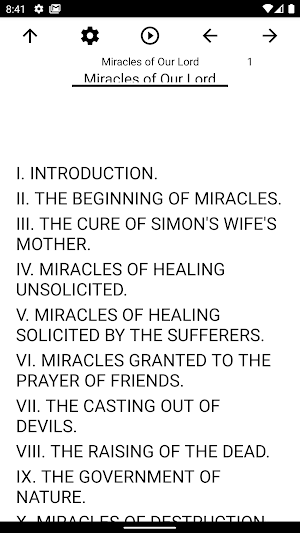 Book, Miracles of Our Lord Screenshot 0