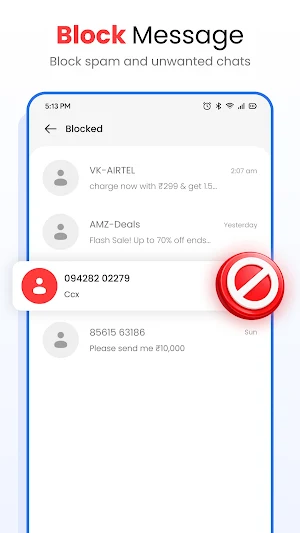 SMS Inbox: Message App Screenshot 2