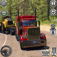American Truck Driving Trailer