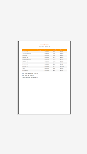 Landscaper Invoice App Screenshot 0