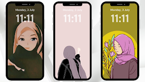 Anime Hijab Wallpaper Screenshot 0