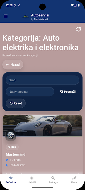 Autoservisi Screenshot 2