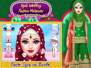 Kashmiri-Indian Hijab Girl Wedding & Dressup Salon Screenshot 0