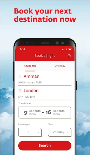 Royal Jordanian Airlines Screenshot 3