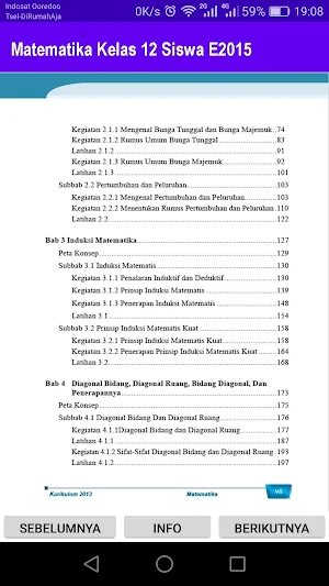 Matematika Kelas 12 Siswa E2015 Screenshot 2