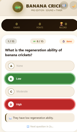Banana Bdmbet Quiz - Gryllus Screenshot 2