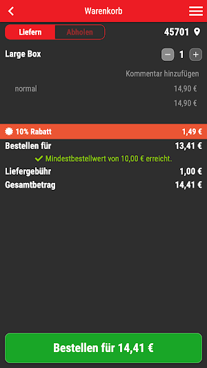 Chili Wok Herten Screenshot 1