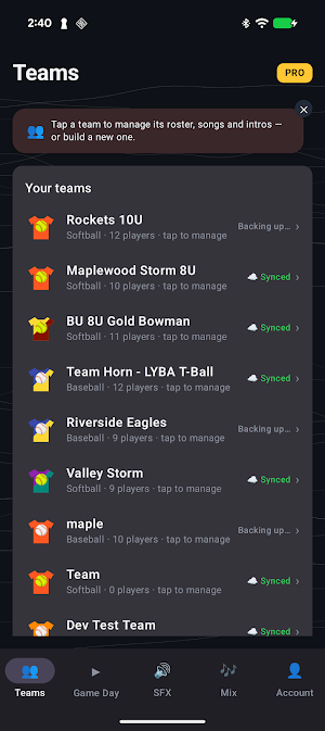 GameDay DJ: Walk-Up Songs Screenshot 0