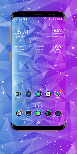 Light Purple Wallpaper Screenshot 2