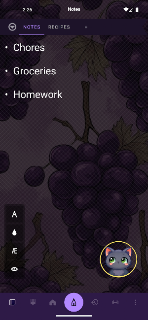 Private Fitness Notebook Screenshot 2