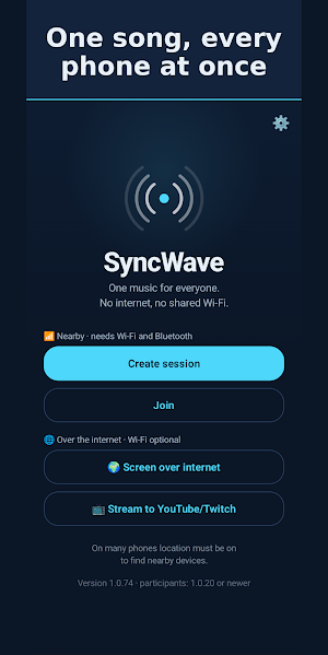 SyncWave: Sync Music Screenshot 0