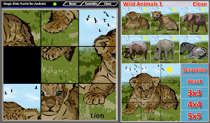 Magic Slide Puzzle W.Animals 1 Screenshot 0