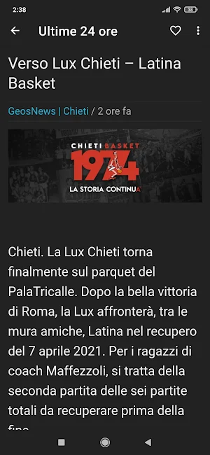 Chieti notizie Screenshot 3
