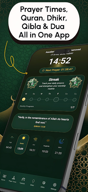 MyDeen: Prayer, Quran & Qibla Screenshot 0