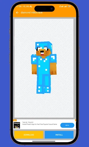 Diamond Skin for Minecraft PE Screenshot 3