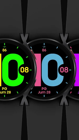 Big Hour Watch Face 029 Screenshot 1