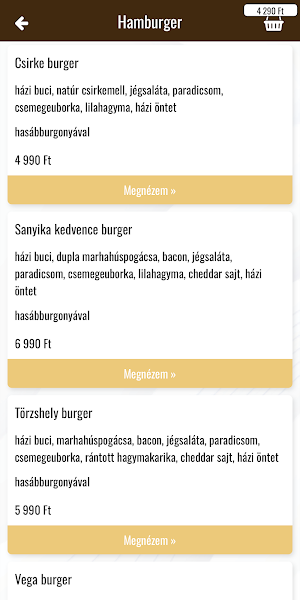Törzshely Étterem & Pizzéria Screenshot 3