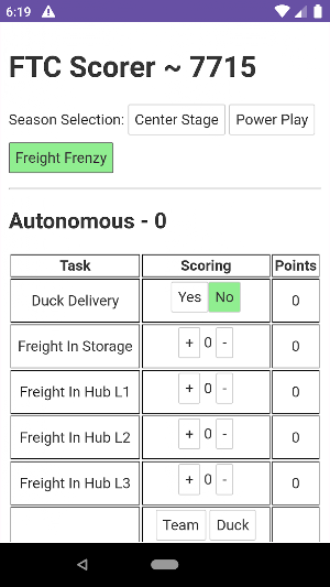 FTC Scorer - 7715 Screenshot 2