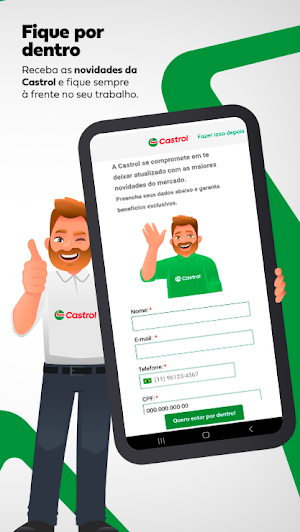 Aplicativo do Trocador Castrol Screenshot 0