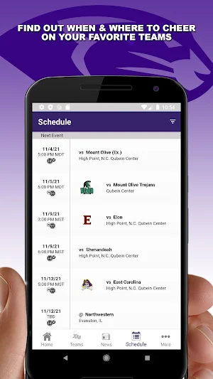 High Point University Panthers Screenshot 1